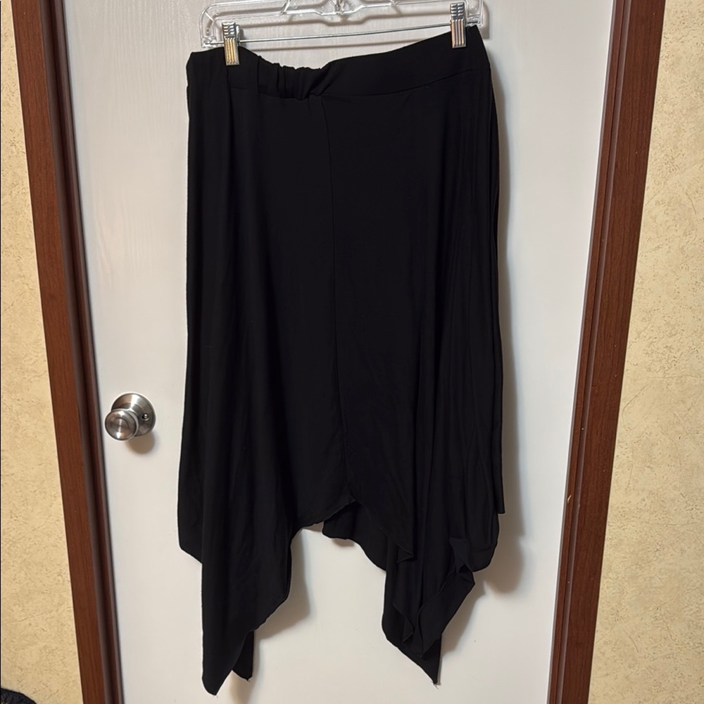 Cato Elegant Black Asymmetrical Skirt Size XL